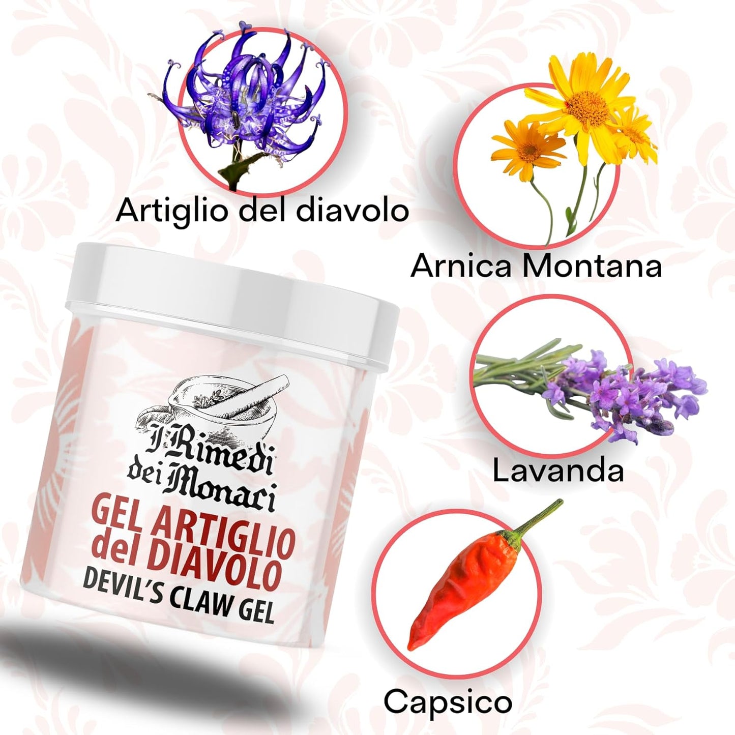 Artiglio del Diavolo Gel Forte 550 ml • Mal di Schiena • Cervicale • Tendiniti • Contusioni • 2+2