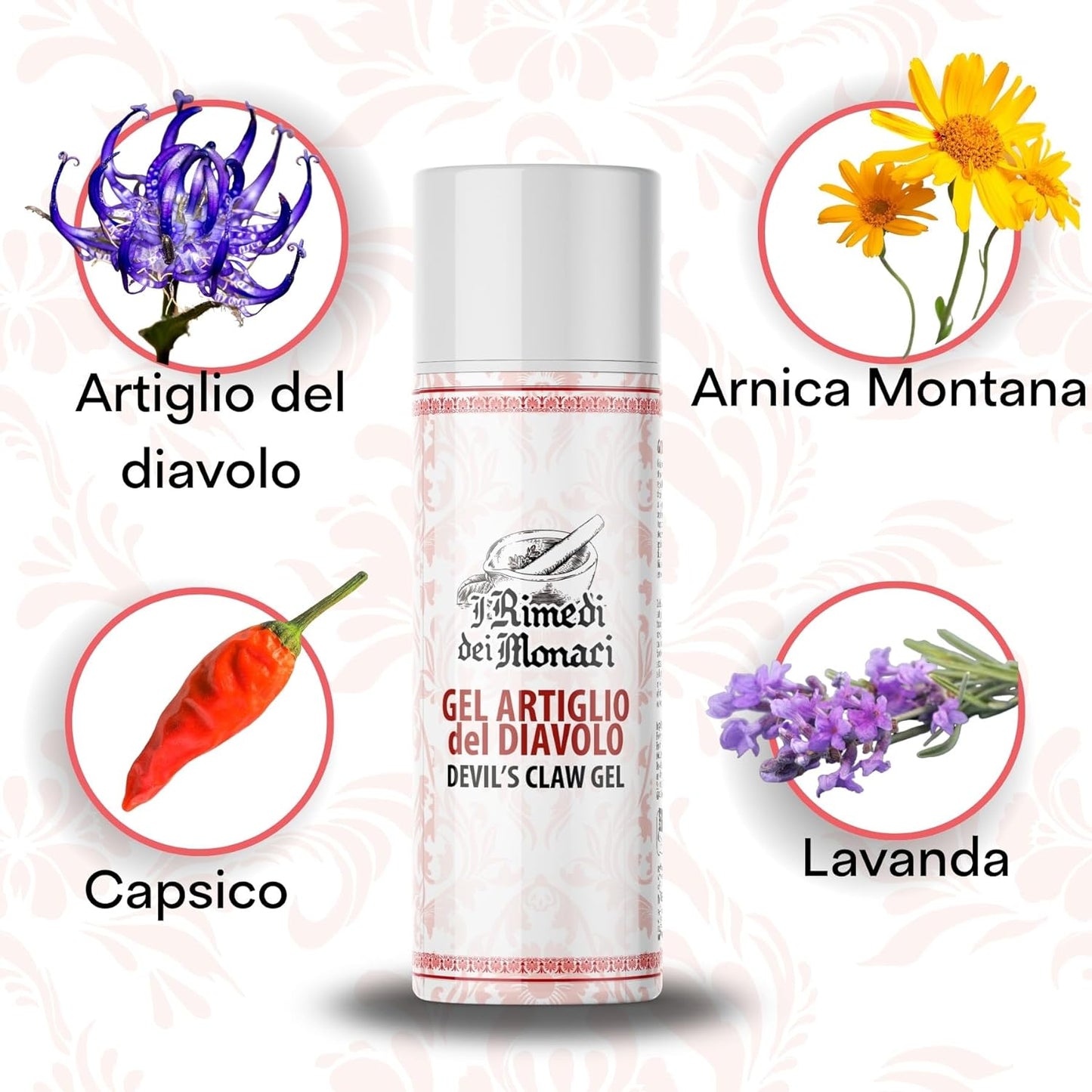 Artiglio del Diavolo Gel Forte 100 ml • Mal di Schiena • Male alle Ginocchia • Cervicale • Lombalgia • Tendiniti • Contusioni, Stiramenti e Contratture • x3