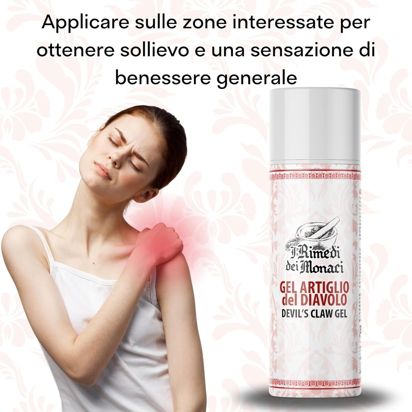 Artiglio del Diavolo Gel Forte 100 ml • Mal di Schiena • Male alle Ginocchia • Cervicale • Lombalgia • Tendiniti • Contusioni, Stiramenti e Contratture • x3